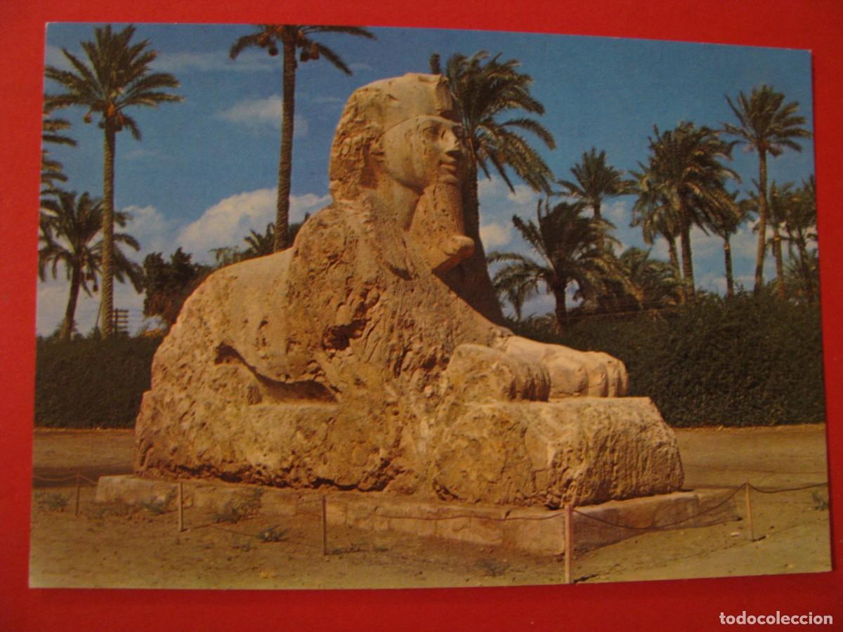 Postales: POSTAL DE EGIPTO. ESFINGE DE SAKKARA. - Foto 1