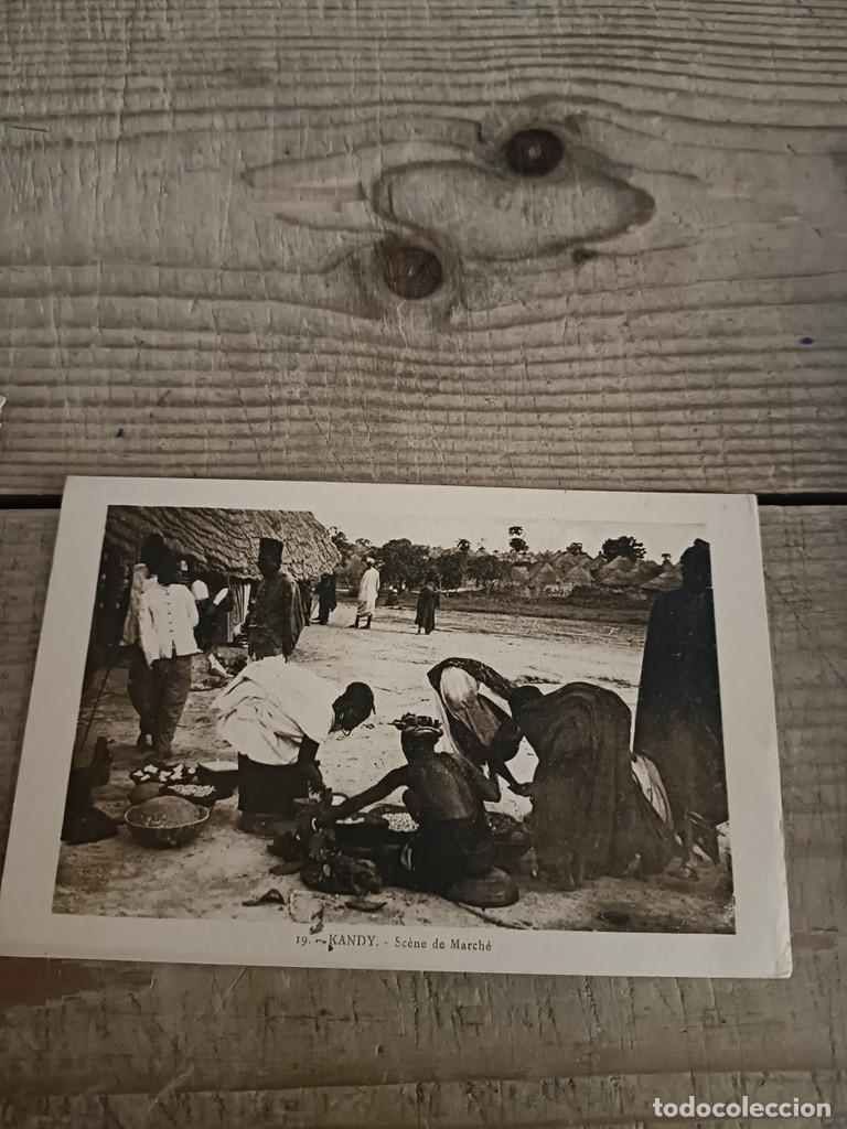 Postales: KANDY, BENIN, ESCENA DE MERCADO, ESCRITA - Foto 1