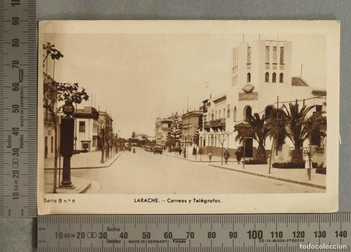 Postales: POSTAL. LARACHE. Correos y Tel&eacute;grafos. - Foto 1