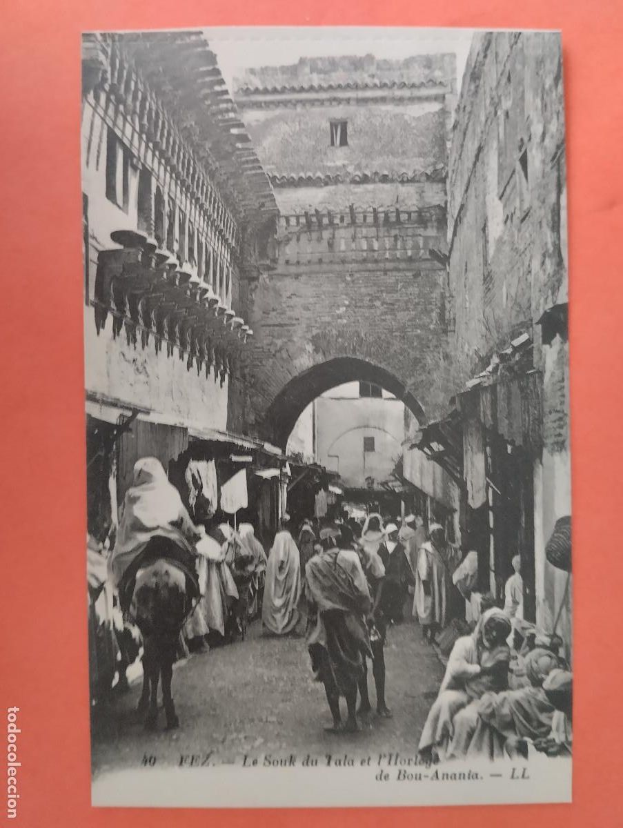 Postales: FEZ MARRUECOS LE SOUK DU TALA .. - Foto 1