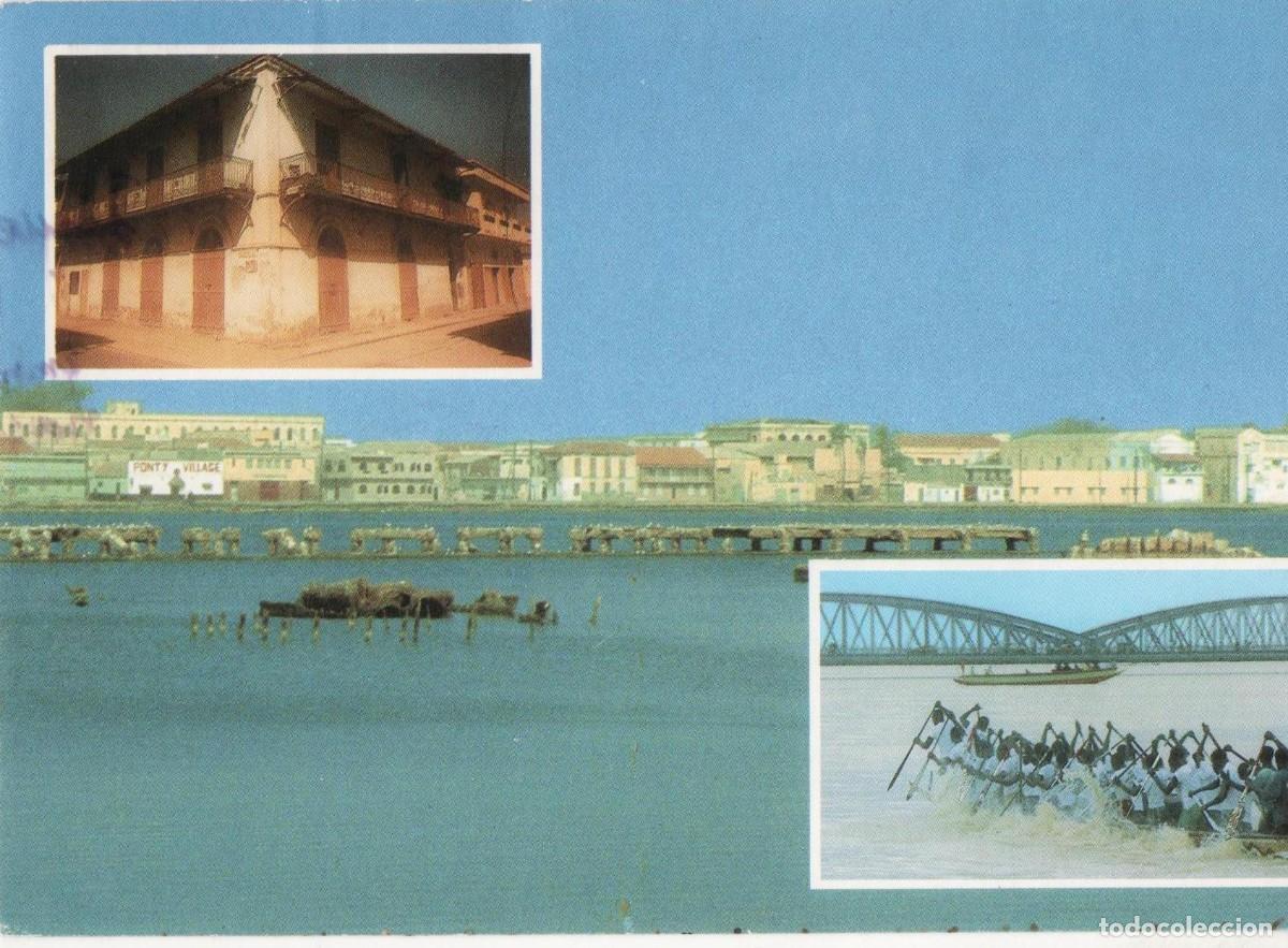 Postales: Senegal-Saint Louis-circulada- - Foto 1