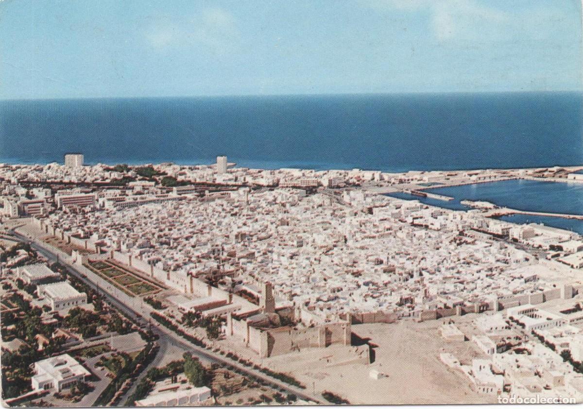 Postales: T&uacute;nez- Sousa- circulada- - Foto 1