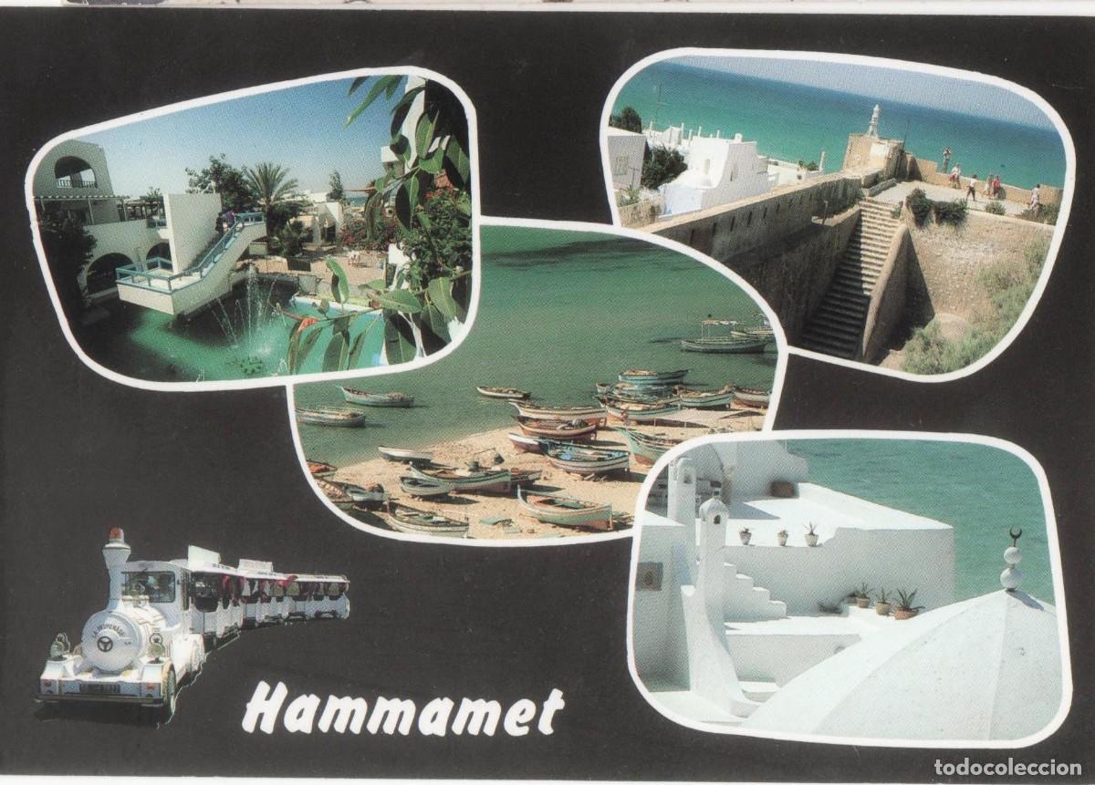 Postales: T&uacute;nez- Hammamet-circulada- - Foto 1