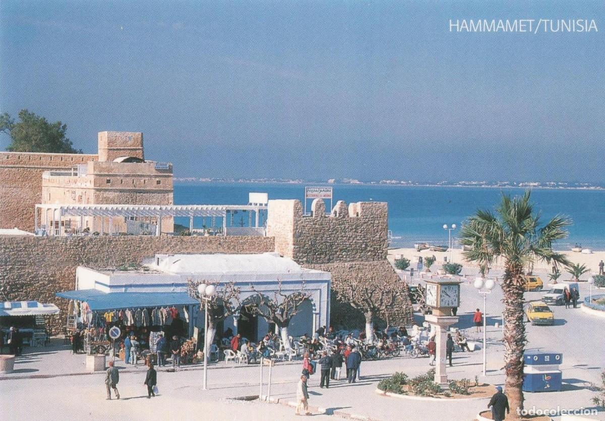 Postales: T&uacute;nez- Hammamet-circulada- - Foto 1
