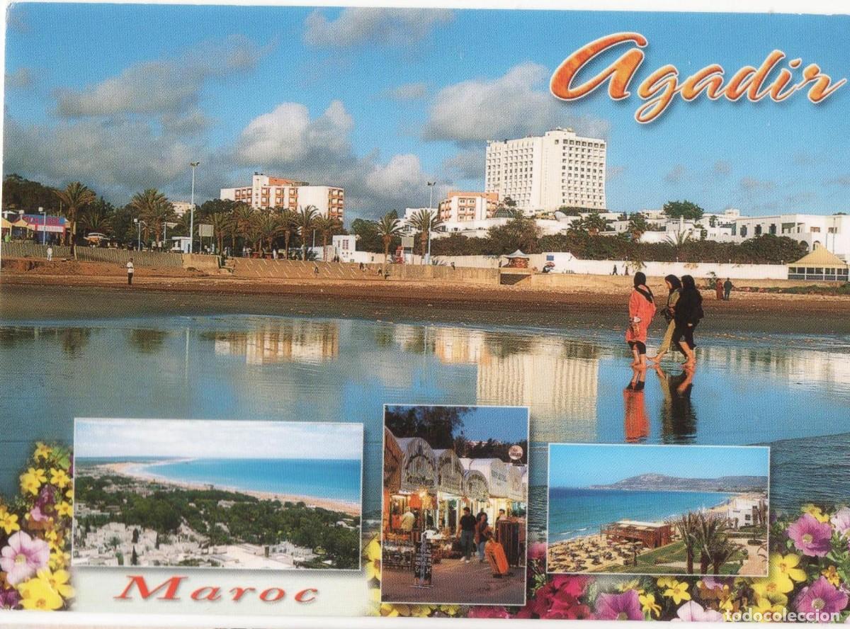Postales: Marruecos-Agadir-circulada- - Foto 1