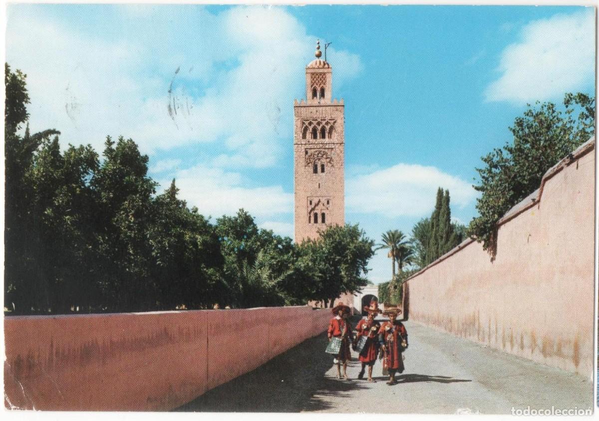 Postales: Marruecos-Marrakech-circulada- - Foto 1