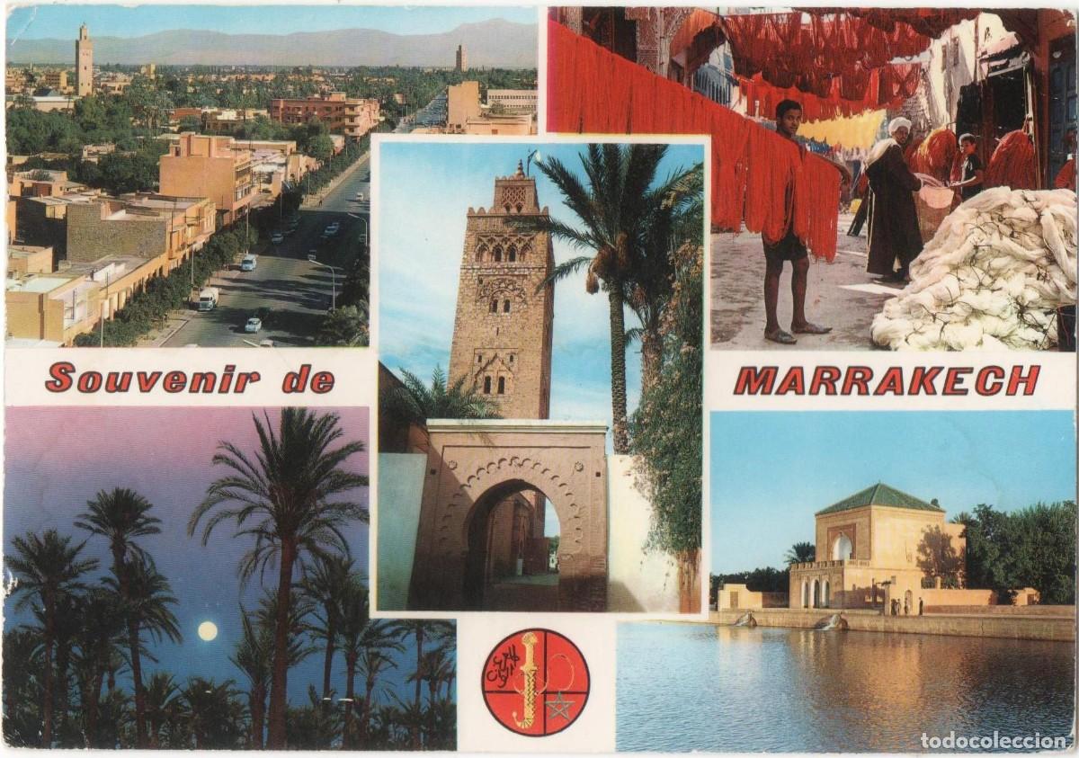 Postales: Marruecos-Marrakech-circulada- - Foto 1