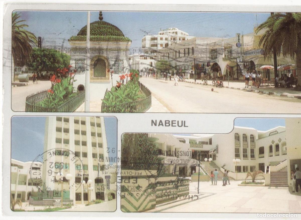 Postales: T&uacute;nez-Nabeul-circulada- - Foto 1