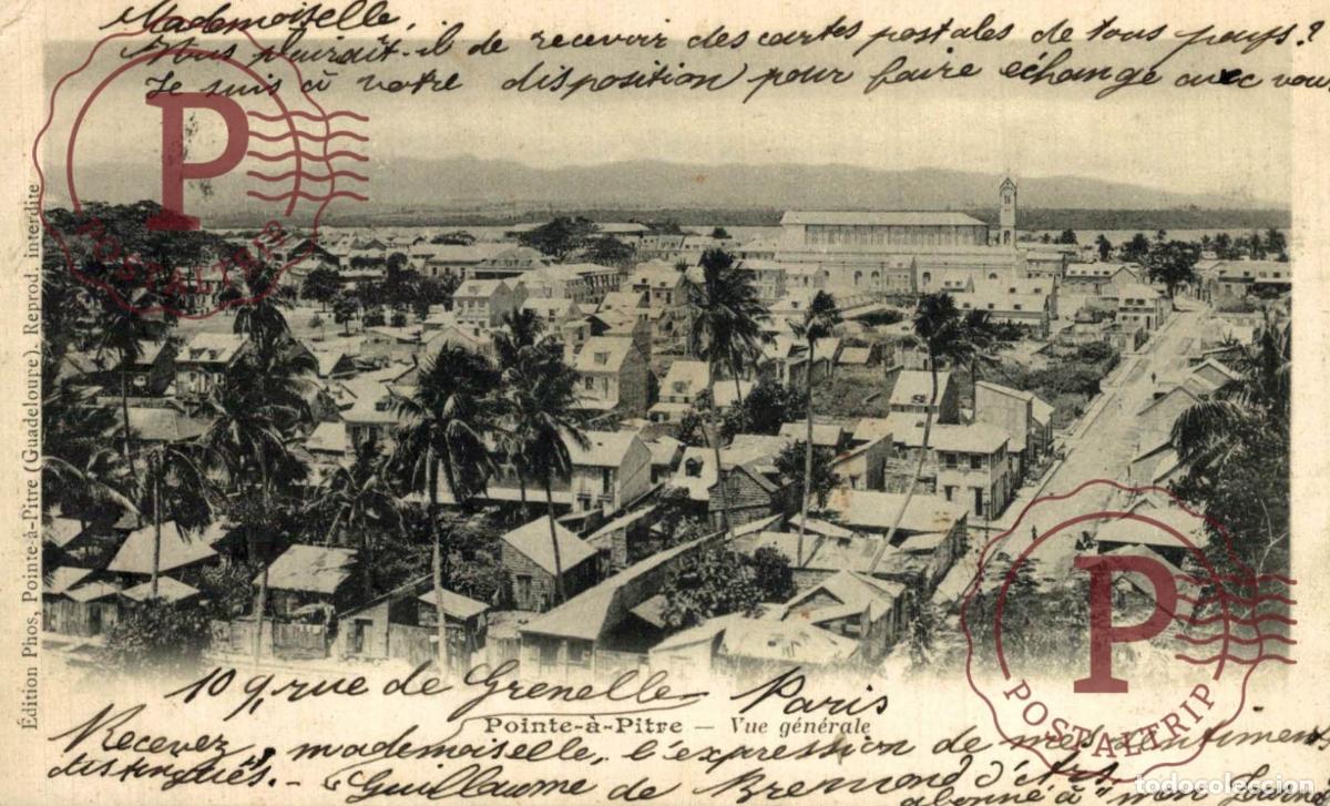 Postales: GUADELOUPE. POINTE A PITRE VUE GENERALE - Foto 1