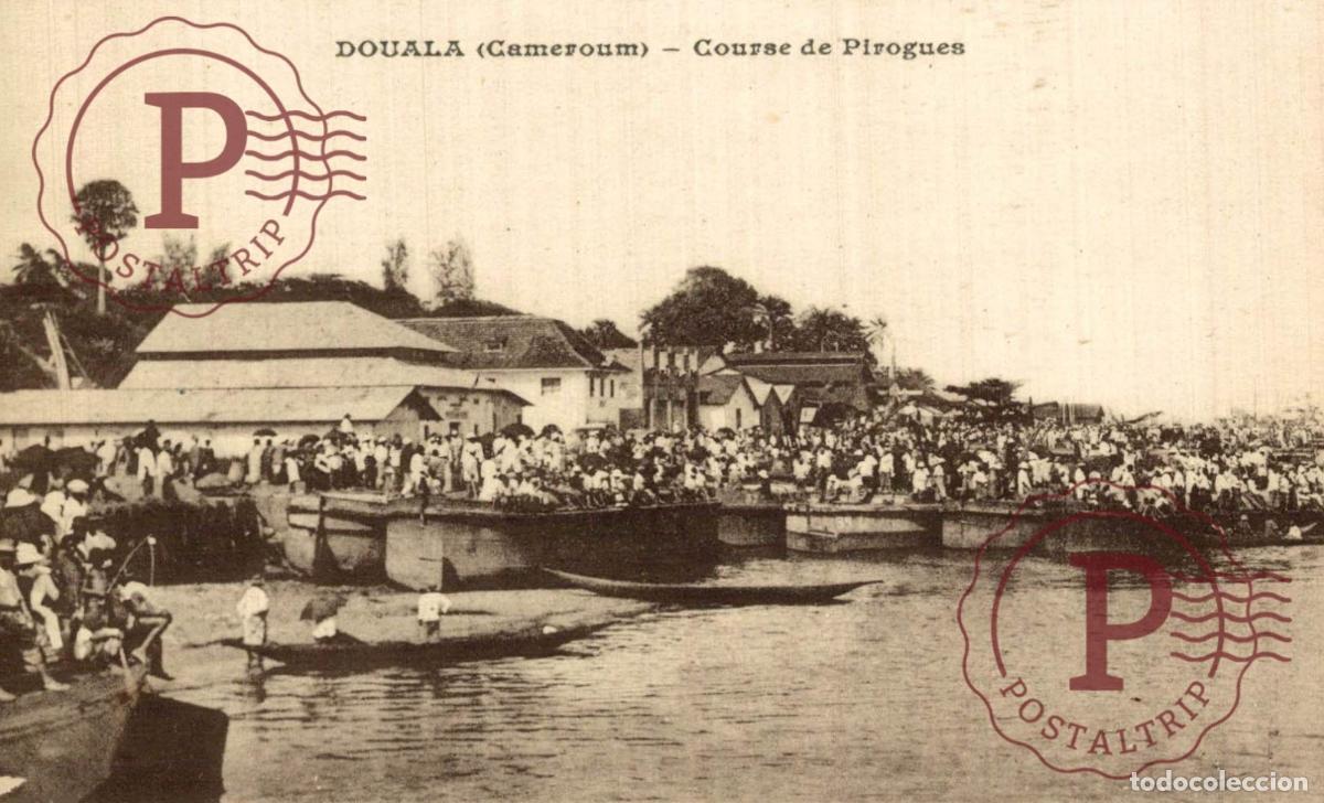 Postales: CAMERUN. CAMEROUN. COURSE DE PIROGUES - Foto 1