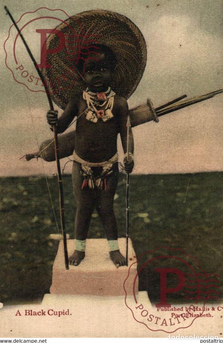 Postales: AFRICA. A BLACK CUPID. - Foto 1
