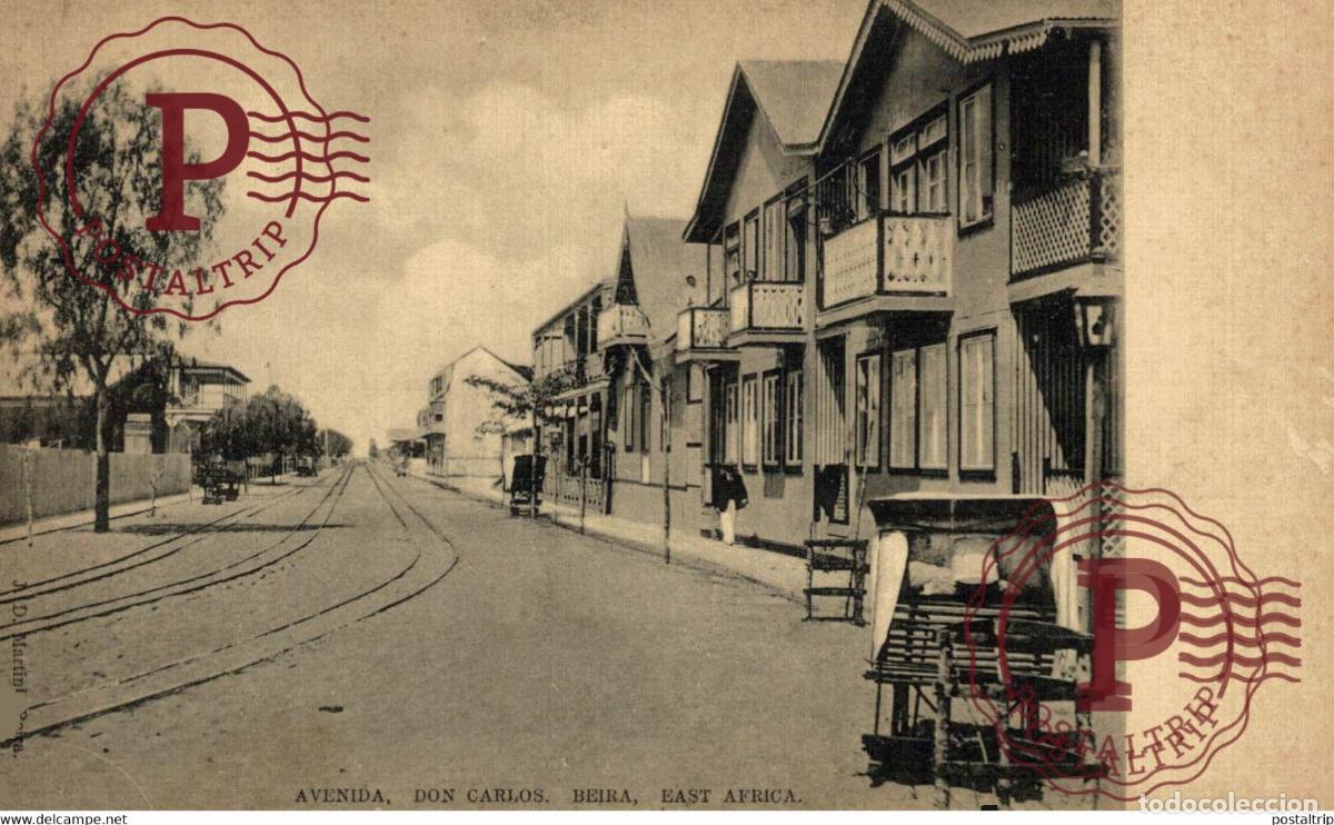 Postales: AFRICA. MOZAMBIQUE. MO&Ccedil;AMBIQUE - Avenida,Don Carlos. Beira