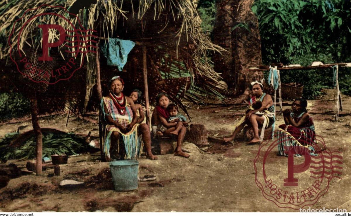Postales: GUYANE. Visage de Guyane - Un coin Village Galibi