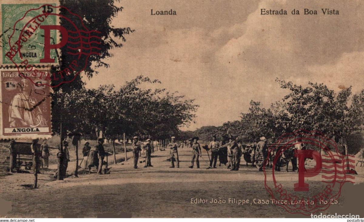 Postales: AFRICA. ANGOLA. LOANDA. ESTRADA DA BOA VISTA. JOAO FELIPE. EDIT.