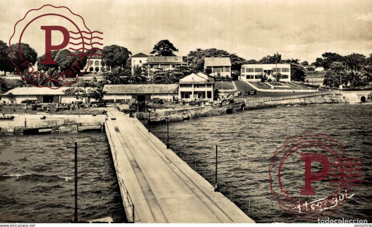 Postales: GABON. LIBREVILLE - LA JETEE. - Foto 1