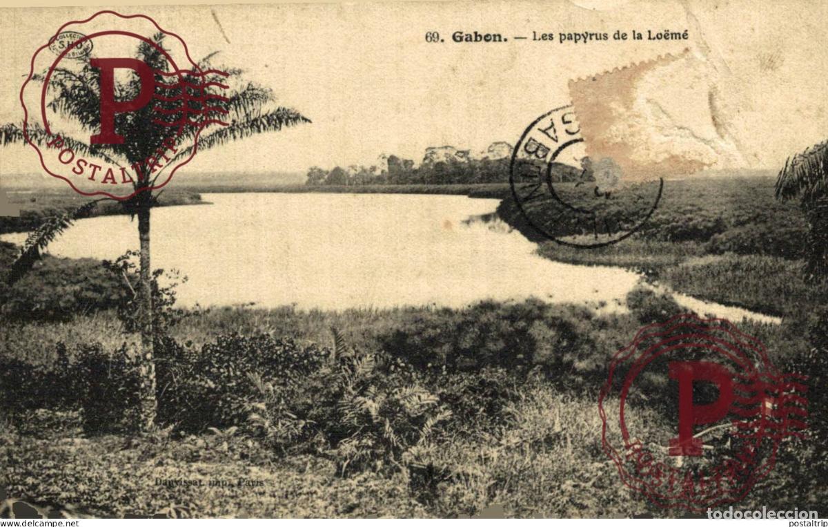 Postales: Gabon les papyrus de la loeme - Foto 1
