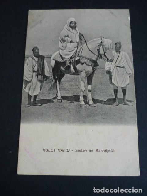 Postales: MULEY HAFID SULTAN DE MARRAKECH POSTAL - Foto 1