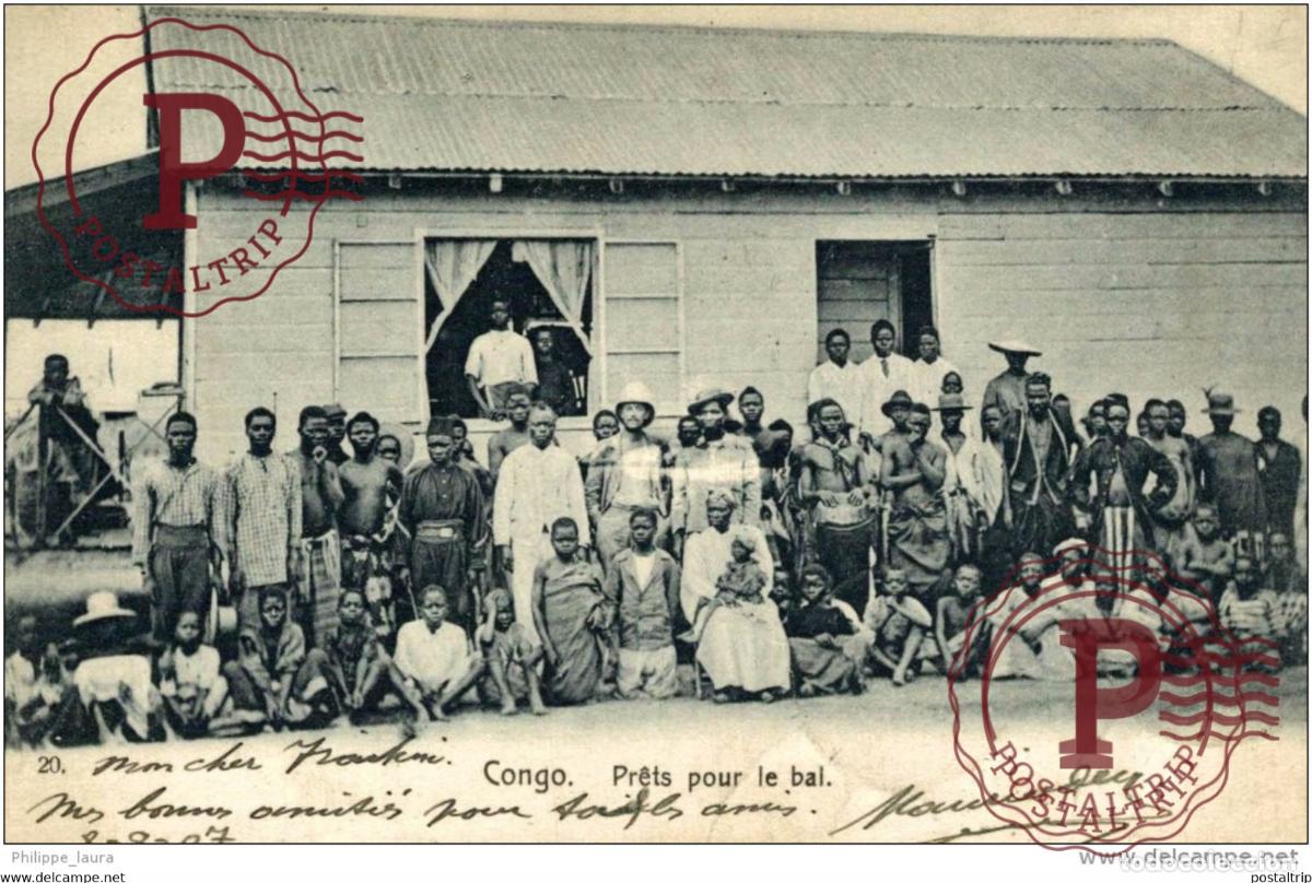 Postales: Congo. Pr&ecirc;ts pour le bal - Foto 1