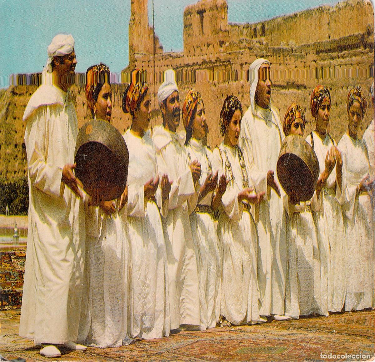 Postales: Postal de M&uacute;sica y Folklore Tradicional en Casablanca, Marruecos