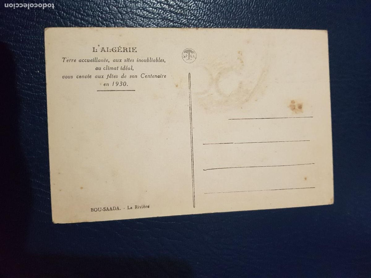 Postales: ALGERIA-BOU-SAADA.-LA RIVERA - Foto 2