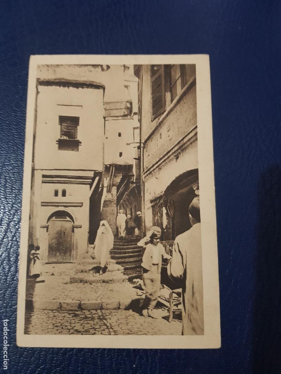 Postales: ALGERIA- ALGER.-CALLE DE LA CASBAH