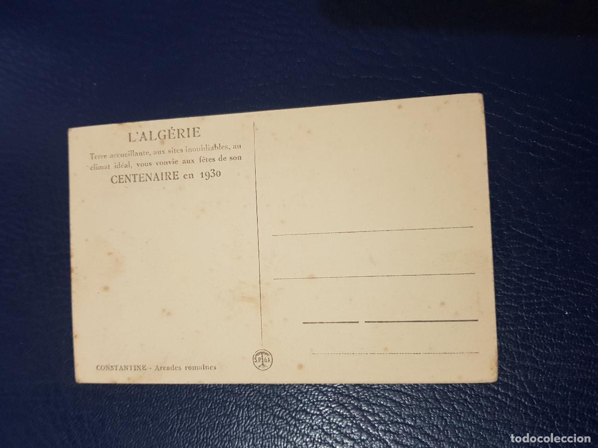 Postales: ALGERIA- CONSTANTINE.-ARCADAS ROMANAS - Foto 2