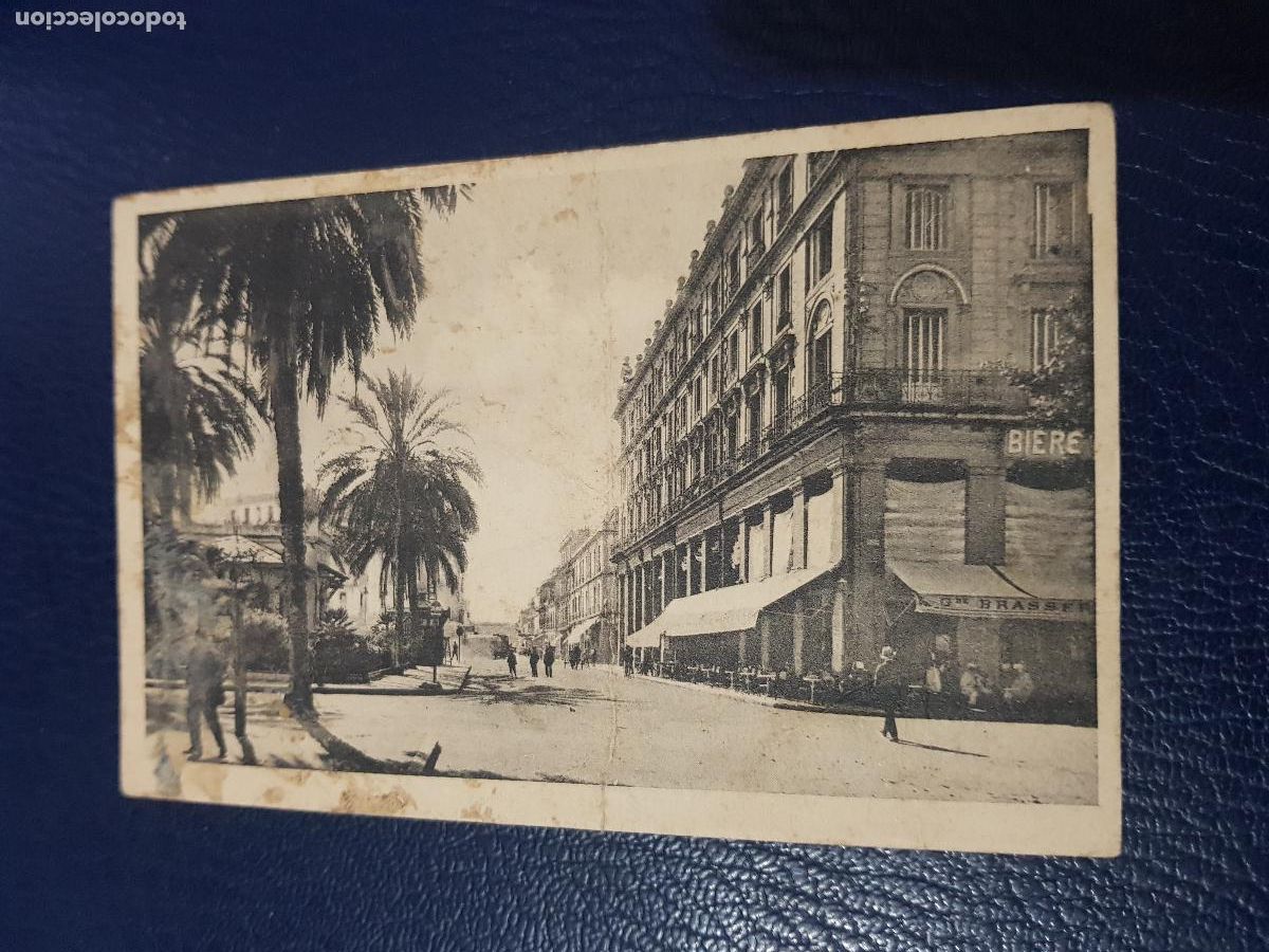 Postais: ALGERIA- BONE.-PALACIO ALAIS LECOQ Y CALLE THIERS