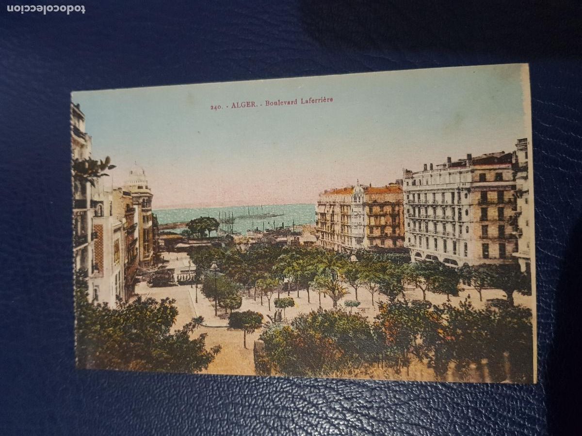 Postales: ALGERIA.ALGER.- EL BULEVAR DE LEFARRIE - Foto 1