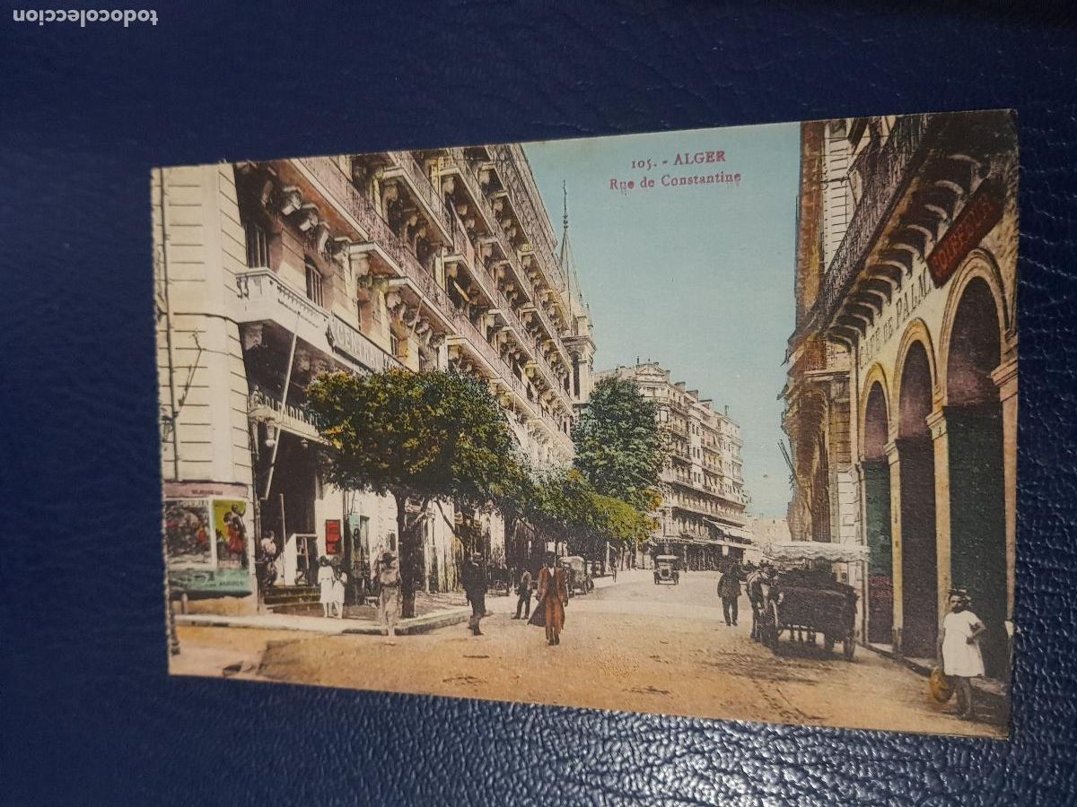 Postales: ALGERIA.ALGER.- CALLE DE CONSTANTINE - Foto 1
