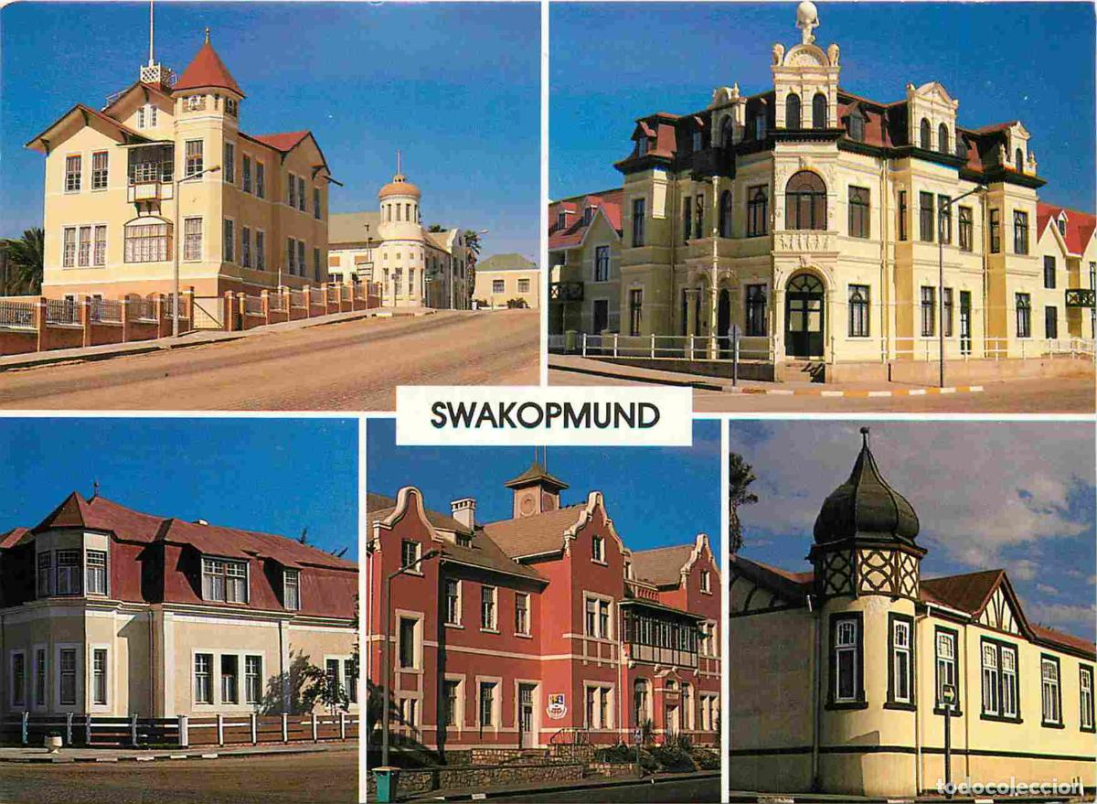 Cartes Postales: Carte Postale - Namibie - Swakopmund - Multivues - Ritterburg haus hohenzollern dr schwietering's ha