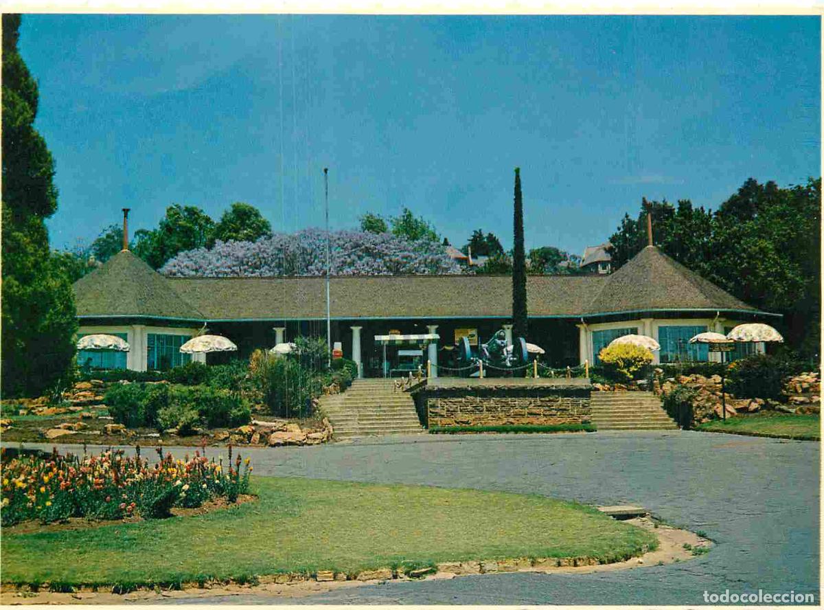 Cartes Postales: Carte Postale - Afrique du Sud - Johannesburg - The restaurant at the zoo which has on view one of t