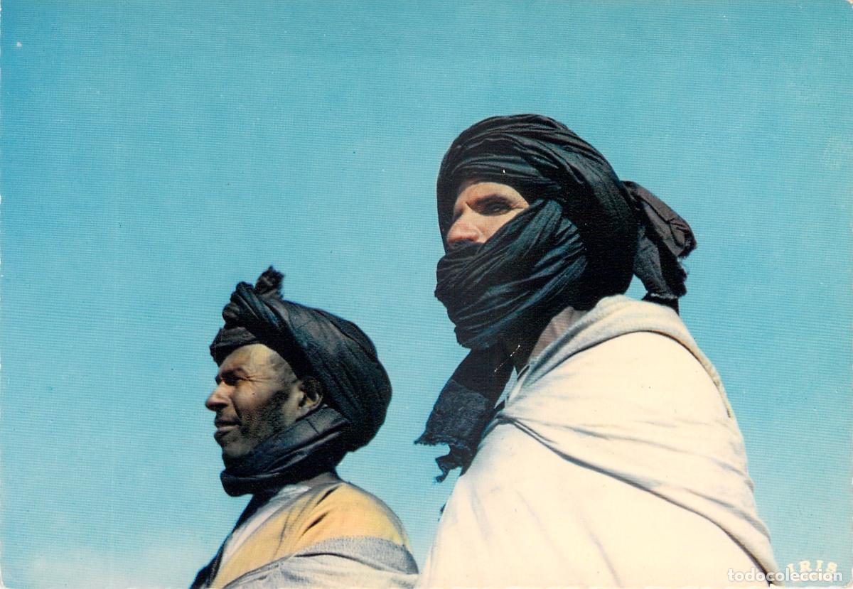 Postales: Postal de Marruecos M'Hamid Hombres Azules Tuareg