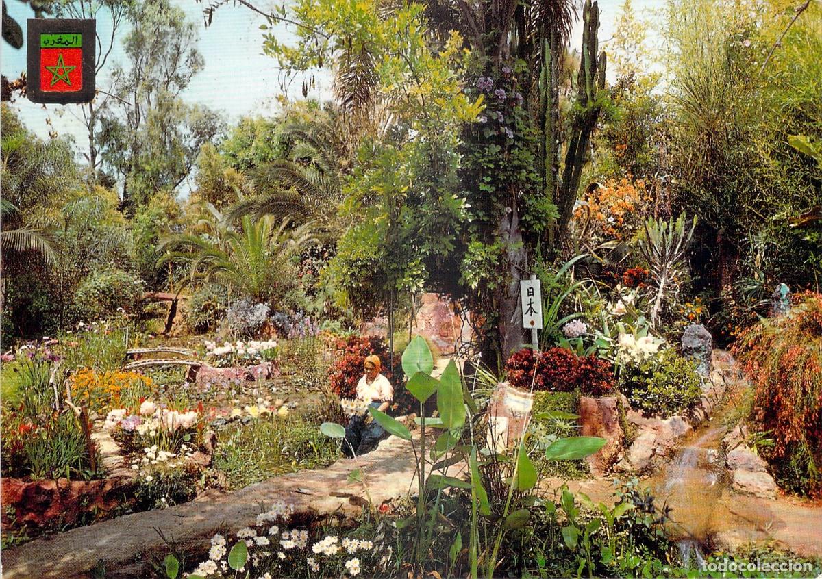 Postales: Postal Jard&iacute;n Ex&oacute;tico de Rabat Marruecos