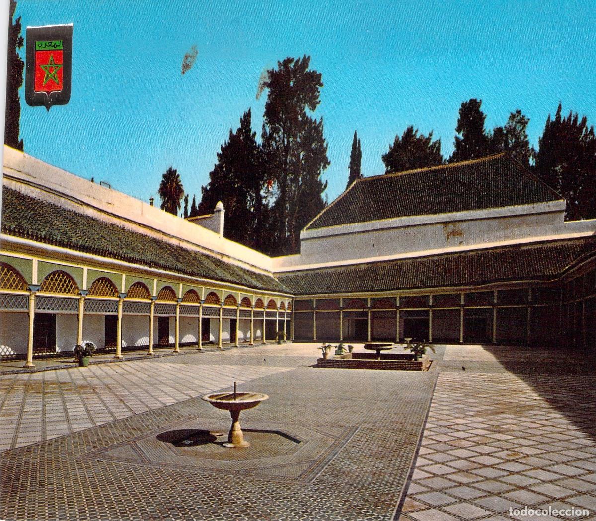 Postales: Postal de Marrakech - Gran Patio del Palacio de la Bah&iacute;a