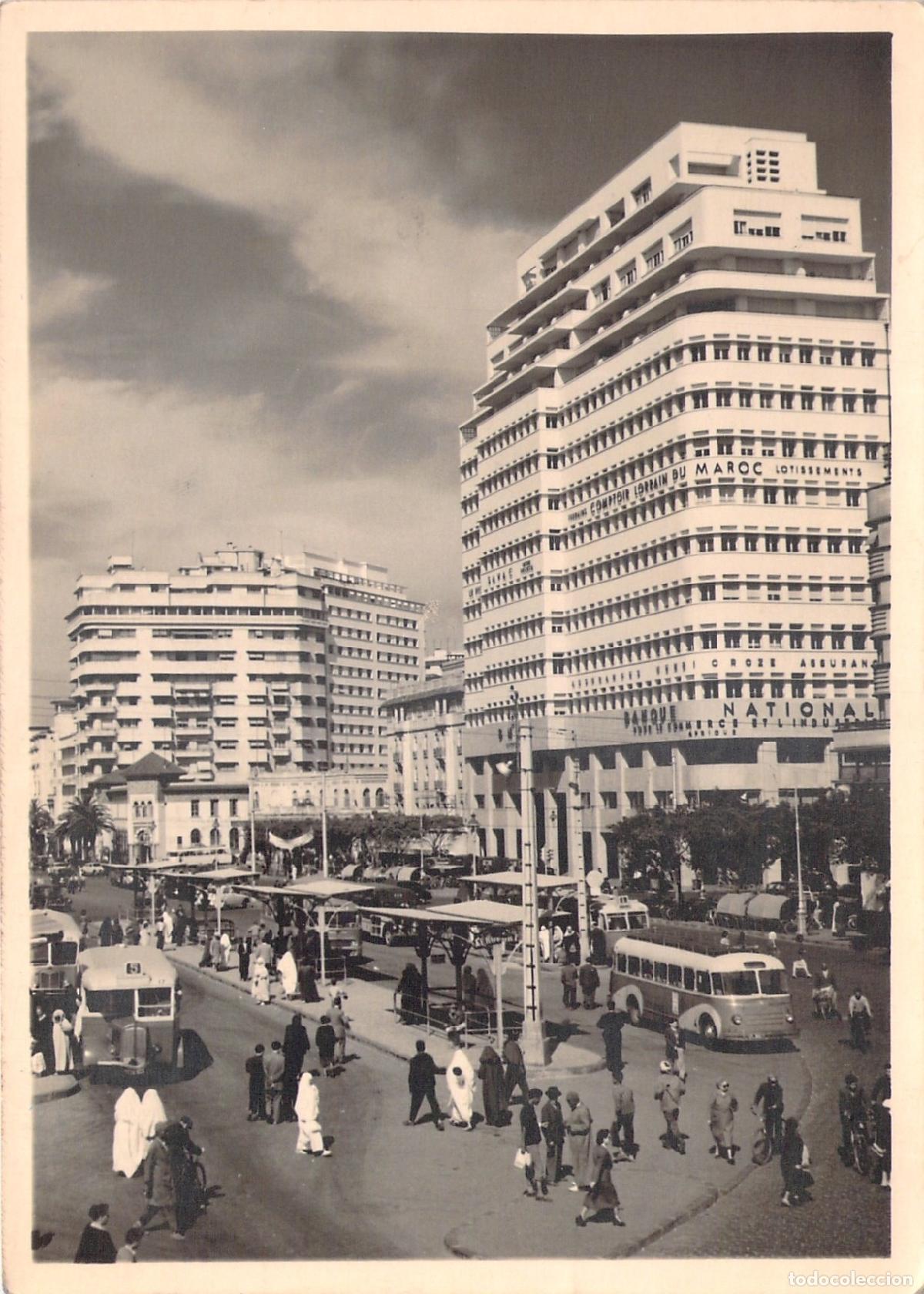 Postales: Postal Casablanca Marruecos Place de France Plaza de las Naciones