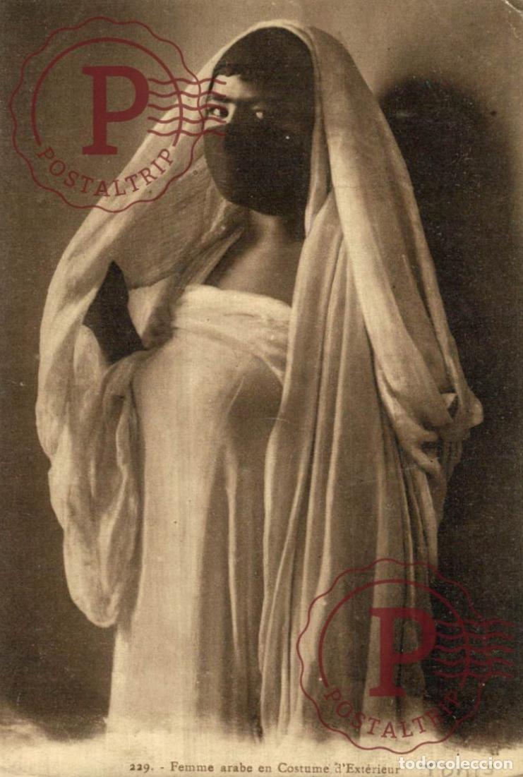 Postales: TUNEZ. TUNIS. Femme arabe en Costume dext&eacute;rieur