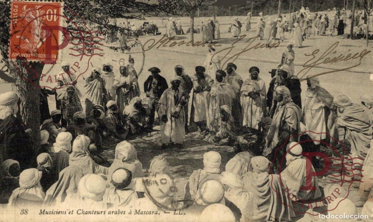 Postcards: ARGELIA. ALGERIE. Mascara Musiciens et Chanteurs