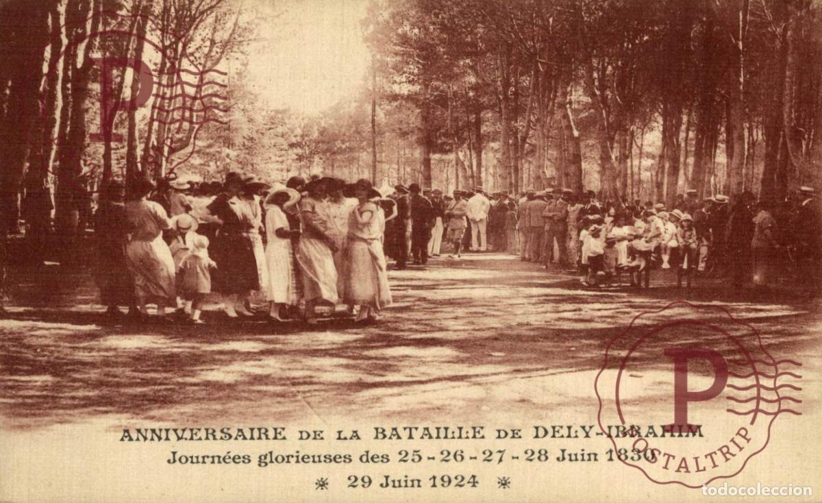 Postais: ARGELIA. ALGERIE. Anniversaire de la Bataille de DELY-IBRAHIM: journ&eacute;e glorieuse juin 1830