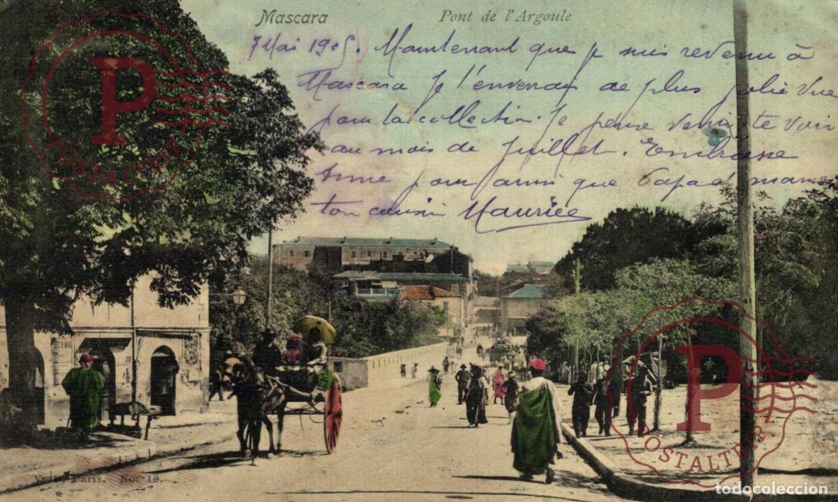 Postales: ARGELIA. ALGERIE. MASCARA - Pont de lArgoule