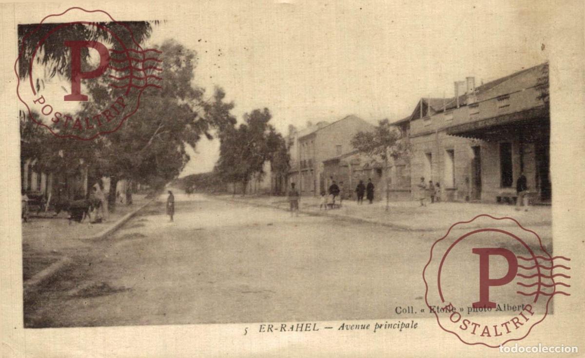 Postales: ARGELIA. ALGERIE. Er-Rahel - avenue principale