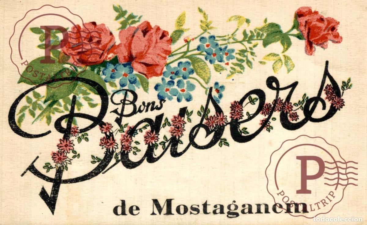 Postkarten: ARGELIA. ALGERIE. BON BAISERS MOSTAGANEM