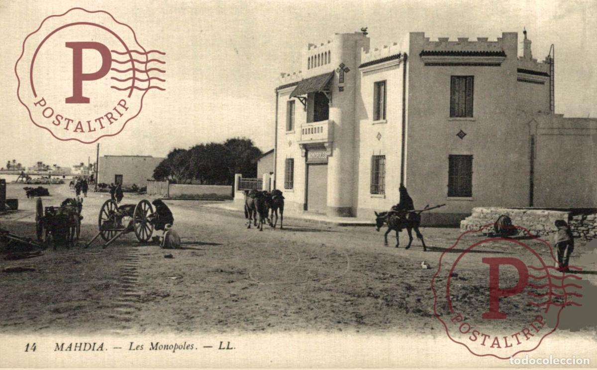 Postkarten: TUNEZ. TUNIS. TUNISIE. MAHDIA - Les Monopoles