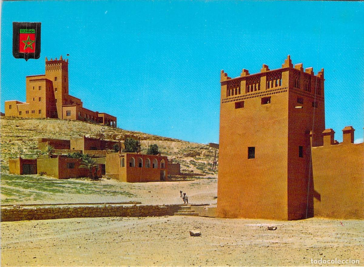 Postales: Postal de Tinerhir, Marruecos - Gran Hotel y Arquitectura Tradicional