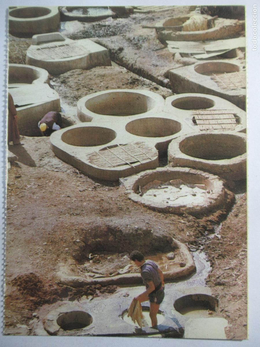 Postales: Marruecos / Maroc - Marrakech - Les Teinturiers - S/C