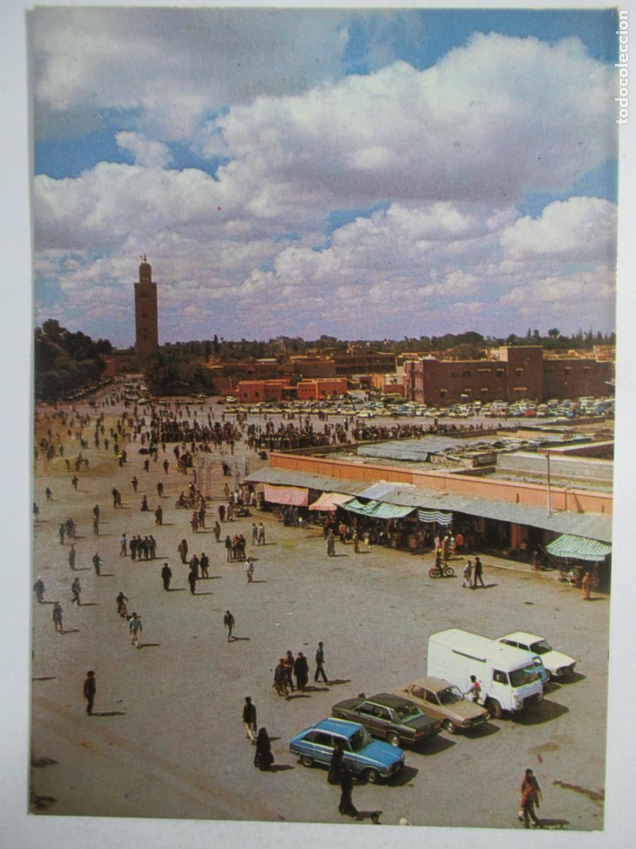 Postales: Marruecos / Maroc - Marrakech - Place Djema&acirc; F'na - S/C