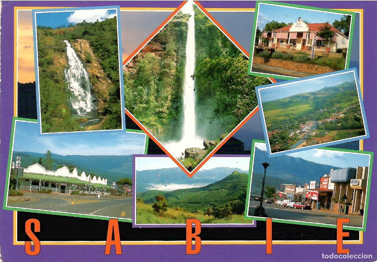 Postales: SABIE. Sout Africa. Various aspects. Escrita en 1999. ED. ART PUBLISHERS