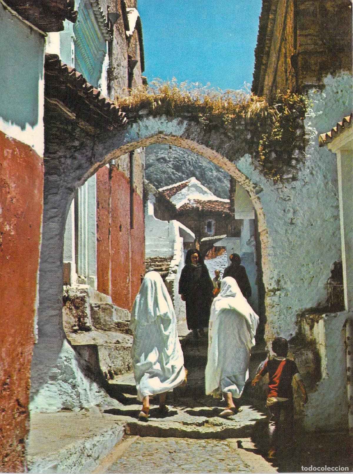 Postales: Postal de Xauen, Marruecos - Escena de Calle Tradicional