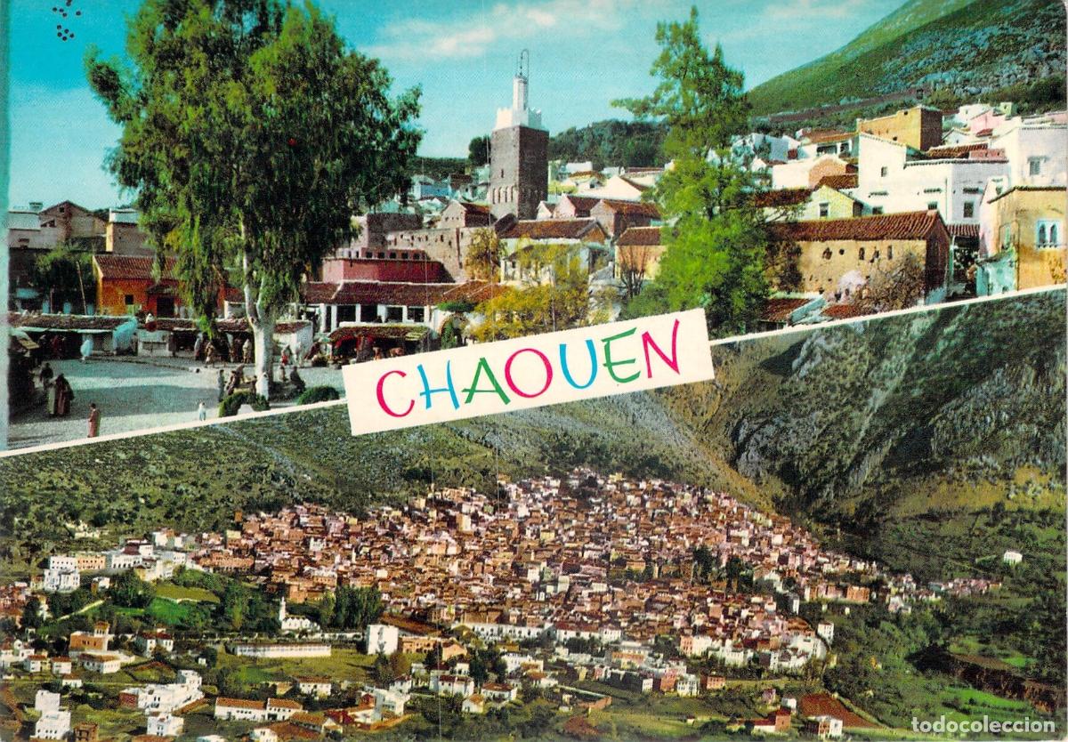 Postales: Postal de Chaouen Marruecos Vista Panor&aacute;mica y Urbana