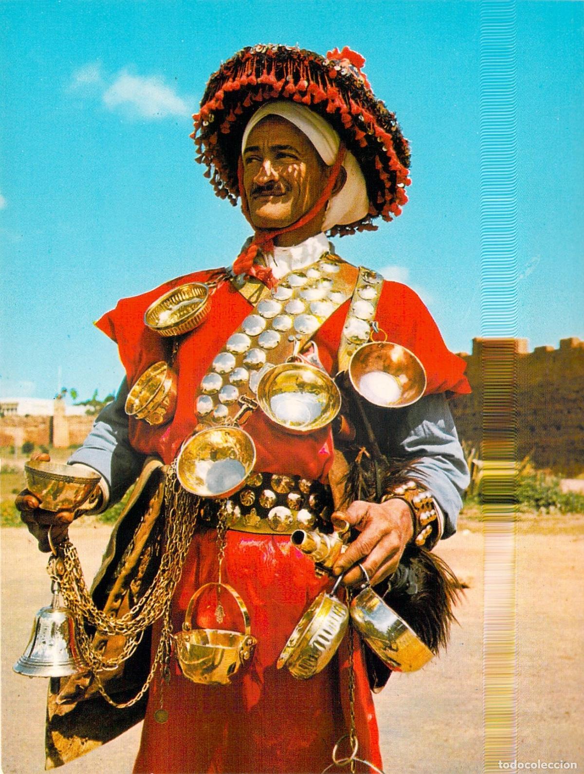 Postales: Postal de Aguador Tradicional en Marruecos - Marchand d'eau