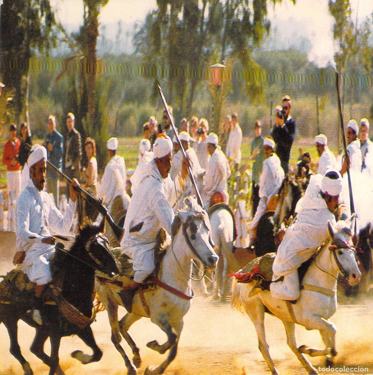 Postales: Postal de Marruecos T&iacute;pico - Tradicional Espect&aacute;culo de Fantas&iacute;a